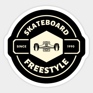 Skate freestyle X AXE ROUE Sticker